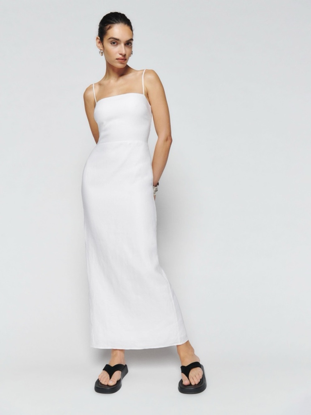 Reformation Frankie Linen Dress